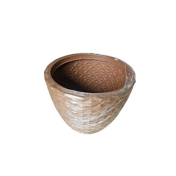 Vaso Diamante G Marrom-12425