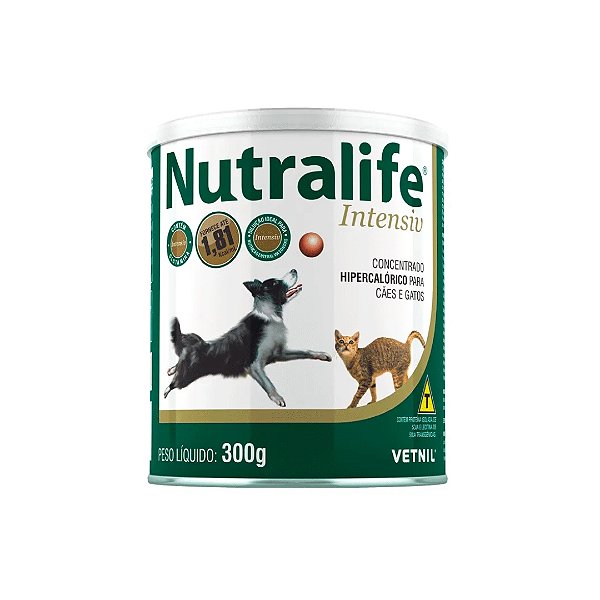 Nutralife Intensiv Suplemento para Cães e Gatos 300 g