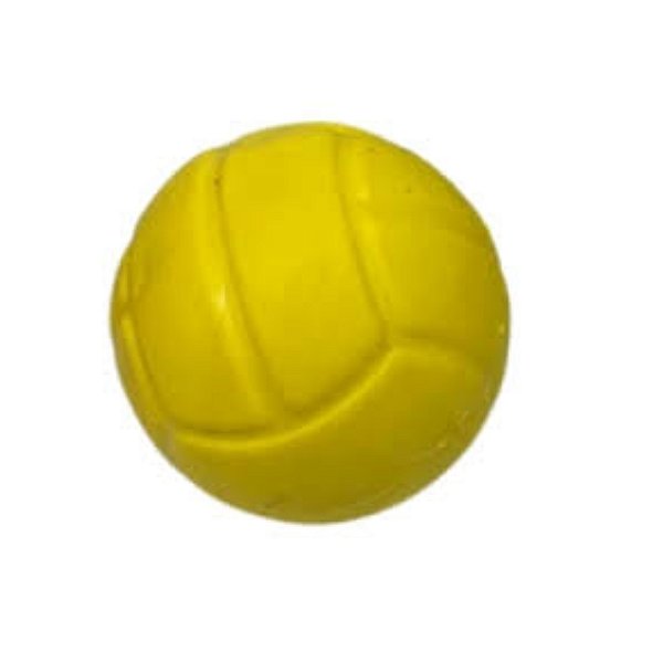 Brinquedo Bola Lisa Macica Pula 55 Mm Amarela