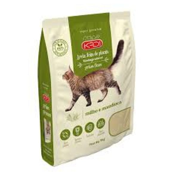Areia Kadi Milho E Mandioca Graos Finos 4kg