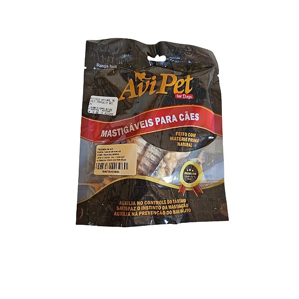Petisco Natural Avipet Traqueia Boi 3un