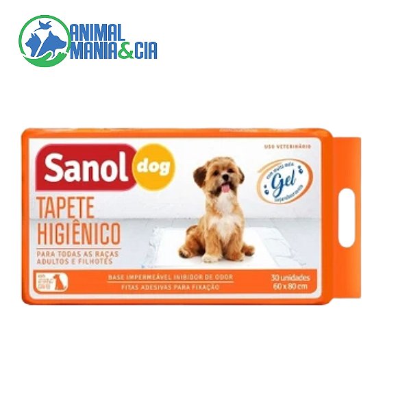 Tapete Higienico Sanol 30 Unidades 60x80 Cm