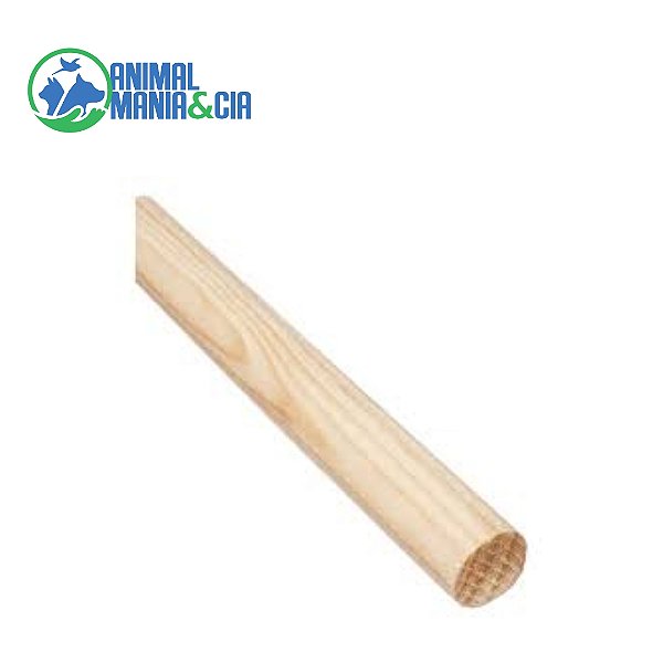 Poleiro Mad Pinus Estriada 15mm X 1,00m