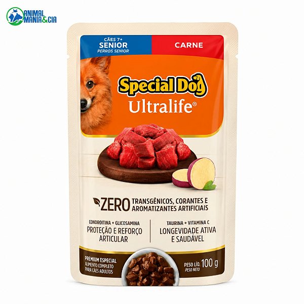 Sache Special Dog Ultra Sen 7+ Carne 100 G