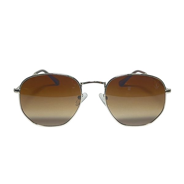 Óculos de Sol Vison Eyewear Gênova Prata – Aviador Hexagonal: Um Clássico com Toque Moderno!