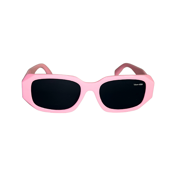Óculos Infantil Vison Kids Retrô Rosa