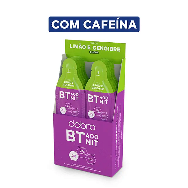 BT 400 Nitrato Gel Sabor Limão e Gengibre (10un x 30g)