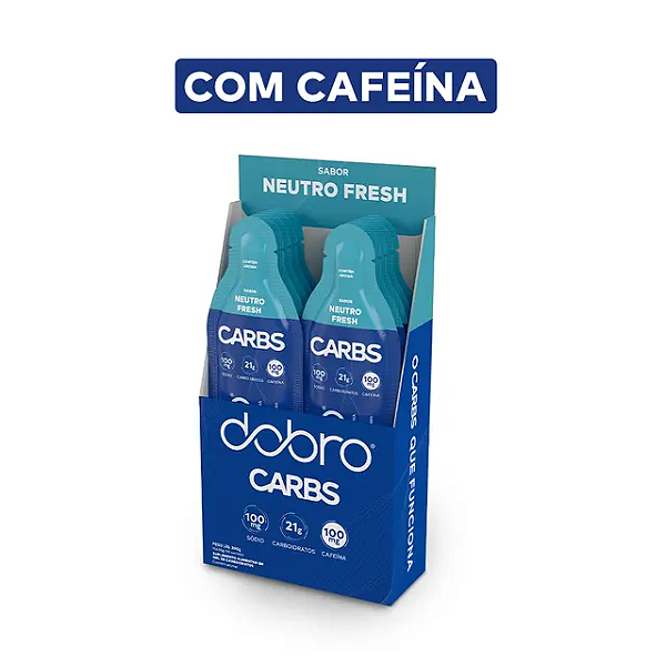Carbs Gel sabor Neutro Fresh com Cafeína  (10un x 30g)