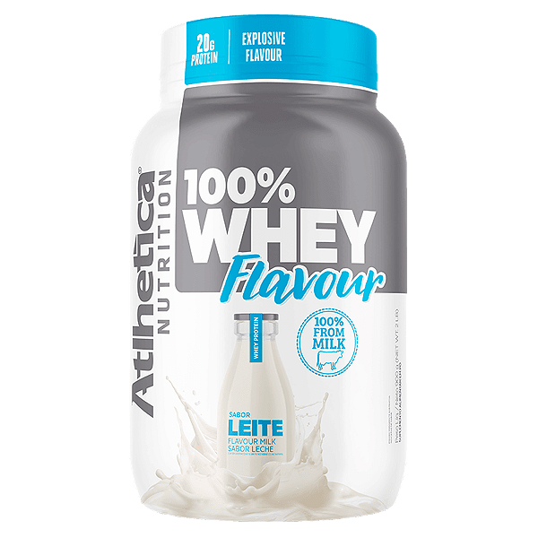 100% Whey Flavour Leite Pote 900g