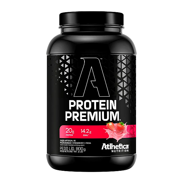 Whey Protein Premium 900g - Morango