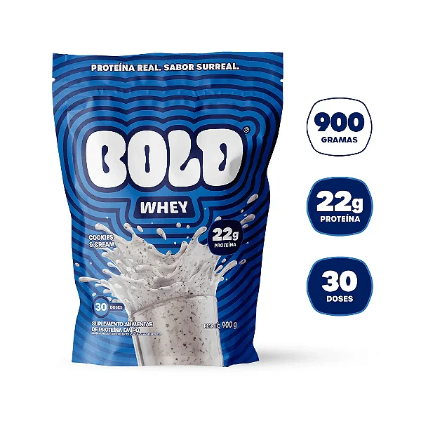 Bold Whey Cookies & Cream Refil 900g