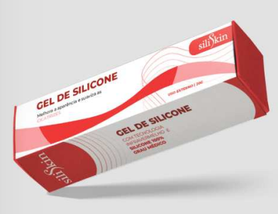 GEL SILICONE PARA CICATRIZ E QUELOIDE POMADA 20g BISNAGA - SILISKIN