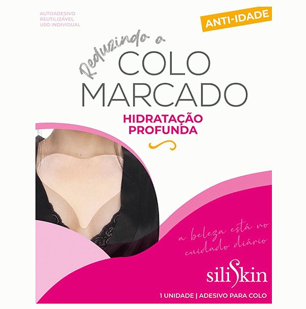 ADESIVO ANTI RUGAS P/ COLO EM SILICONE C/1 UNIDADE – SILISKIN