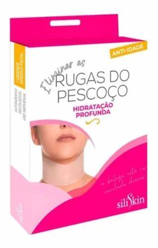 ADESIVO ANTI RUGAS P/ PESCOÇO EM SILICONE C/ 1 UNIDADE - SILISKIN