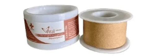FITA MICROPOROSA HIPOALERGENICA 2,5cm x 4,5m BEGE - VITAL