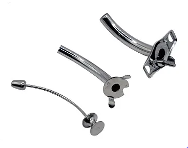 CANULA TRAQUEOSTOMIA INOX N°6 LONGA ADULTO - VITAL