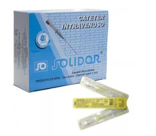 JELCO CATETER INTRAVENOSO PERIFERICO 22G UNIDADE - SOLIDOR