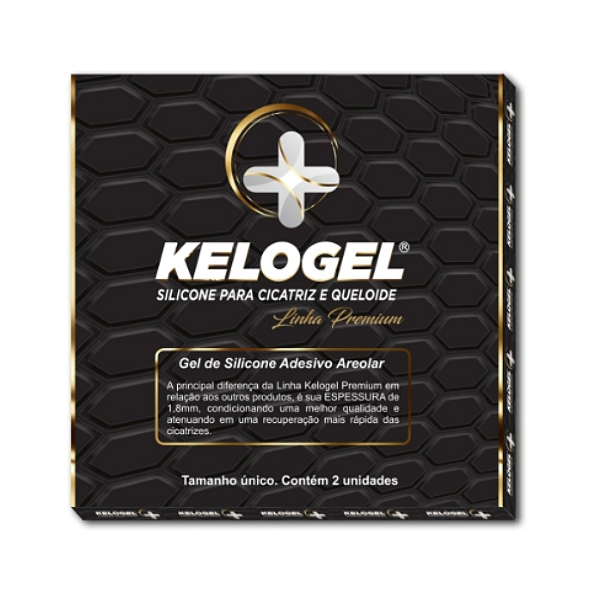FITA DE SILICONE AREOLAR 8CM X 8CM X 1.8MM PREMIUM - KELOGEL