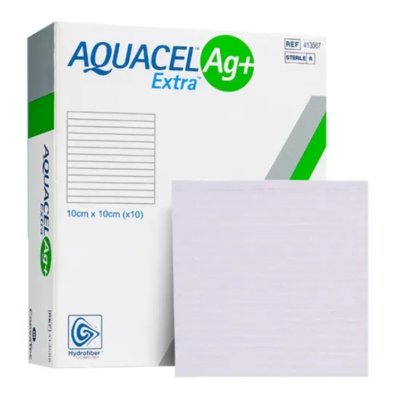 CURATIVO AQUACEL AG+ EXTRA 10 x 10 C/1 UNIDADE - CONVATEC