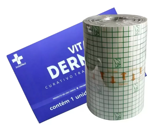 CURATIVO FILME TRANSPARENTE ROLO 5cm X 10m - VITAL DERME