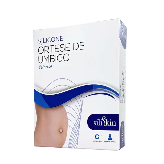 Órtese De Silicone Modelador De Umbigo Pérola 2un - Siliskin