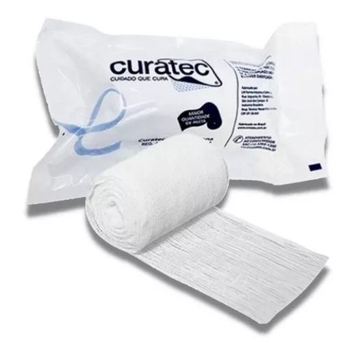 KIT 8 UNIDADES - BOTA DE UNNA 10cm X 9m - CURATEC