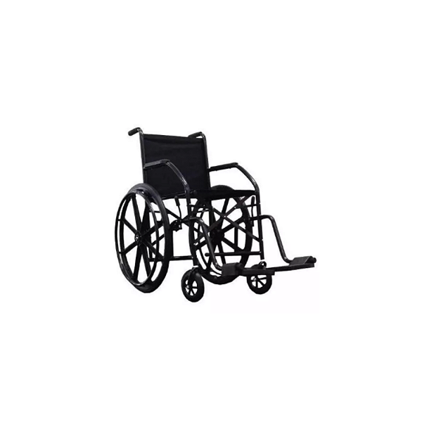 Cadeira de Rodas Dobrável Leve Resistente Pneu Antifuro 85kg