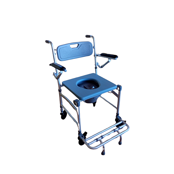 Cadeira Banho Higiênica Comadre Alumínio Desmontável 150 kg