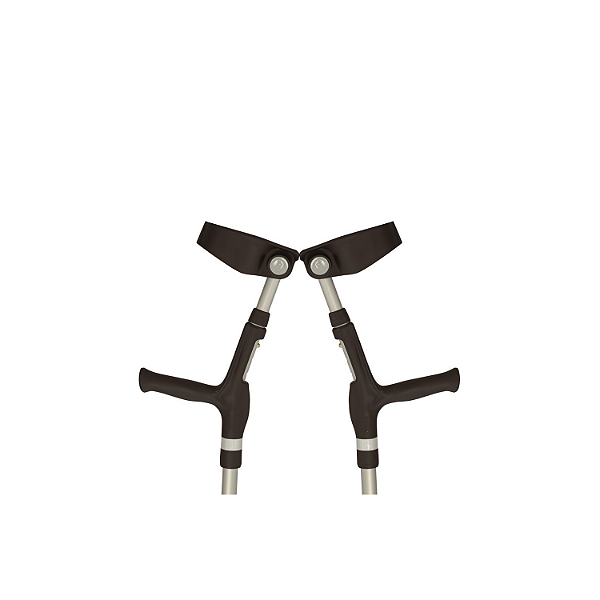 Muleta Bengala Canadense Alumínio Regulável Articulada 130 kg - Mercur