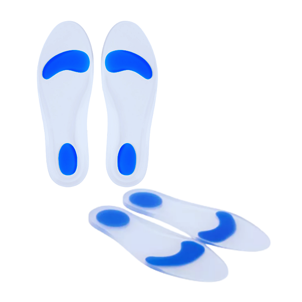 Palmilha Silicone Com Arco Brando Ponto Azul