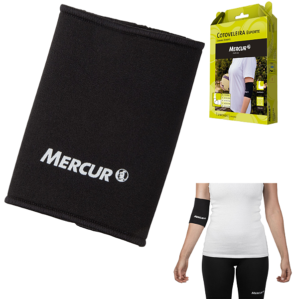Cotoveleria Esporte Compressica Volei Basquete Academia Caminhada Preto
