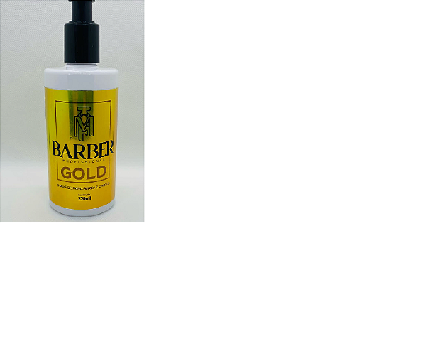 SHAMPOO PARA BARBA E CABELO 220ML GOLD