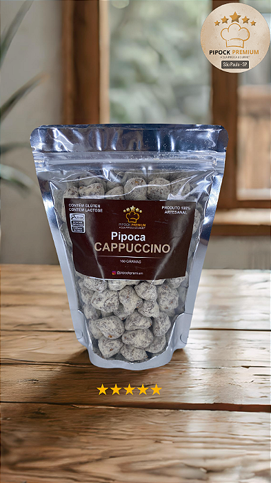 Pipoca Sabor Cappuccino