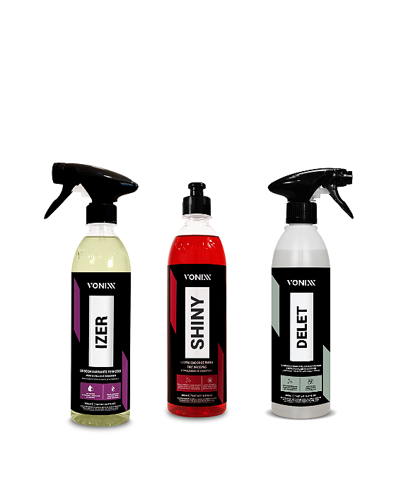 Kit brilho para os pneus