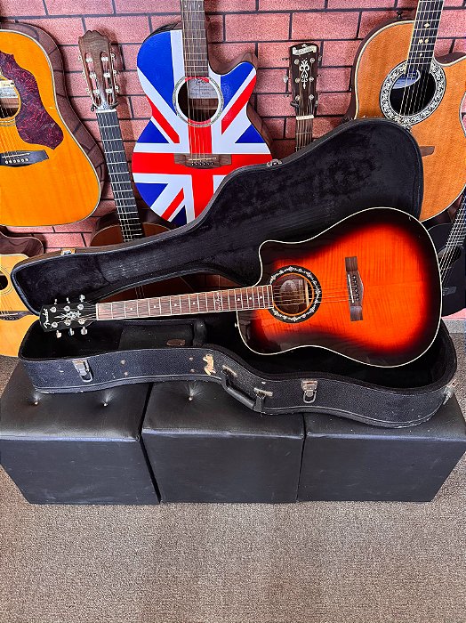 Violão Fender Tbucket 300 folk elétrico fishman fender