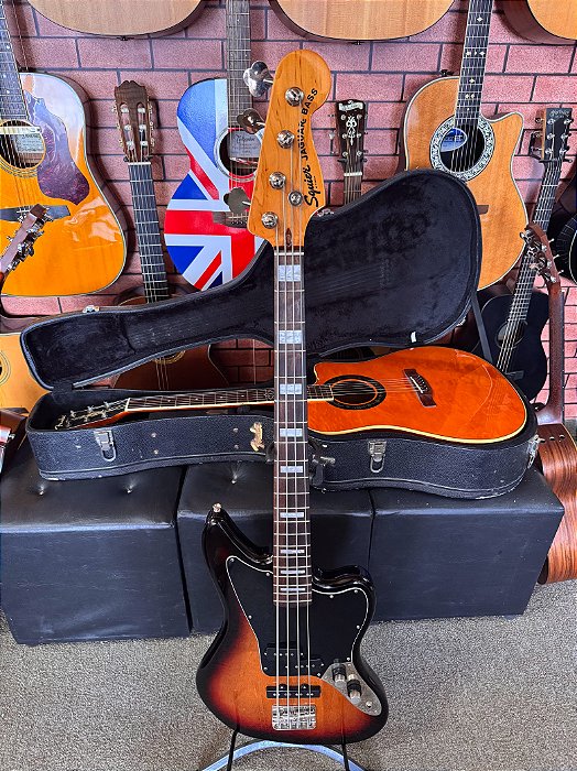 Baixo Squier Fender Jaguar regulado