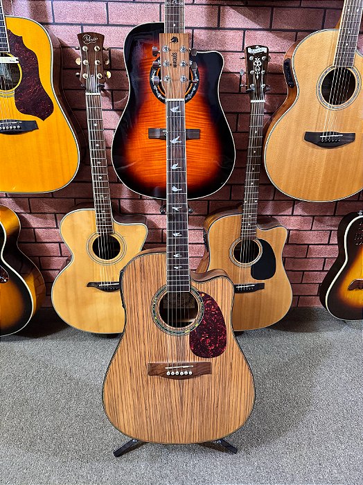 Violão Marquês Folk VA 39 elétrico fishman
