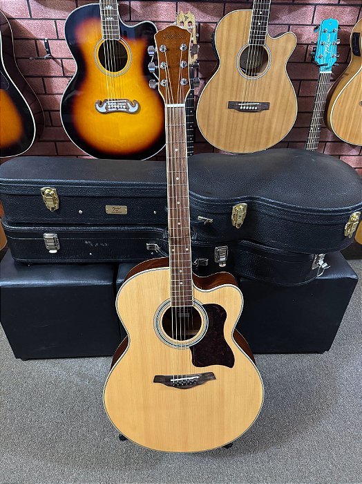 Violão Hofma Hmj223 jumbo aço elétrico