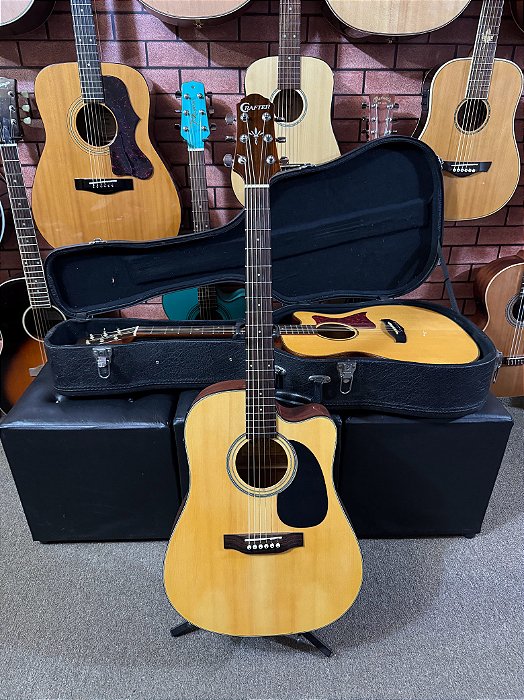 Violão crafter hdc24 folk elétrico regulado