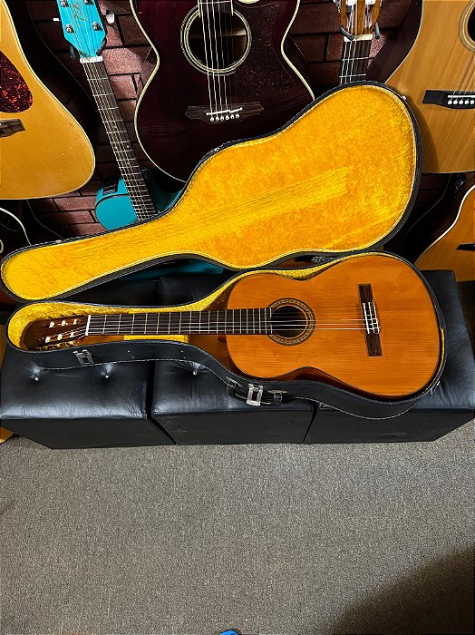 Violão Ária Nylon Acústico ac25 espanhol tampo sólido cedro