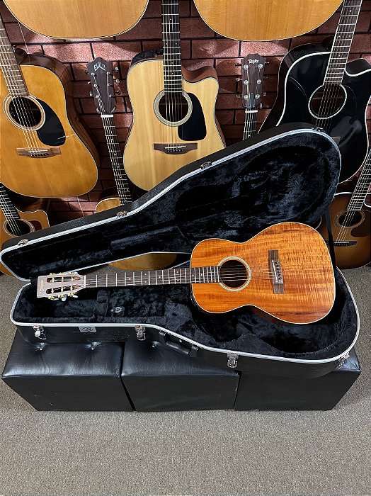 Violão Takamine japonês ef407 parlor ct4bii regulado
