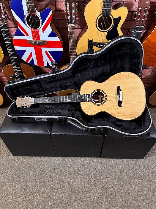 Violão Inteiro sólido Luthier elétrico fishman elixir 012 regulado