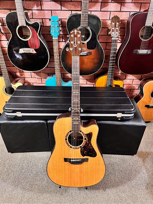 Violão Crafter Stg-d18 folk elétrico regulado