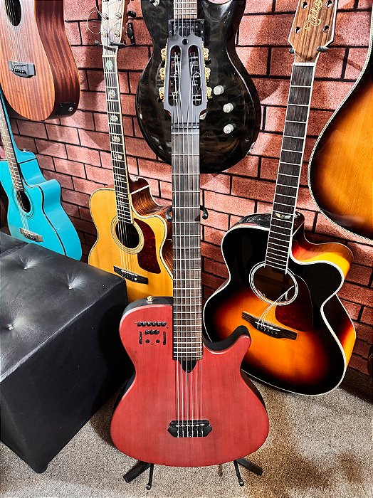 Violão Caimbé flat Nylon Elétrico midi regulado