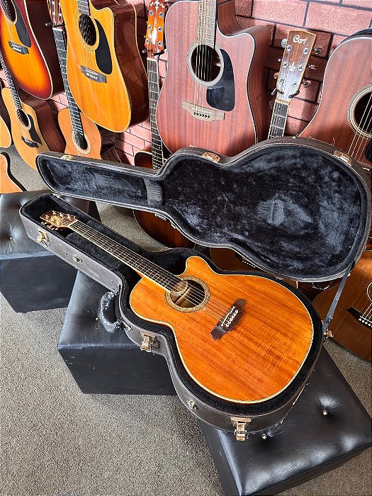 Violão Takamine Japonês EF508KC ct4bii regulado