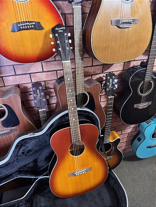 Violão Recording King modelo Ros 9 zerado elétrico fishman sonitone regulado