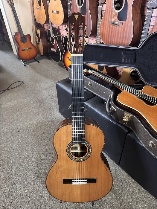 Violão Camerata LCS501 Phx nylon clássico acústico tampo sólido cedro