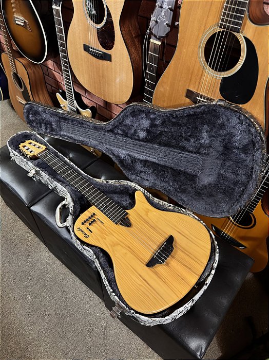 Violão Caimbé nylon flat MIDI regulado com hardcase