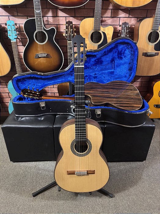 Violão Samuel Carvalho TS1 nylon acústico tampo sólido