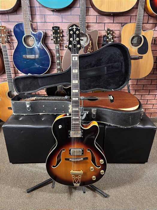 Guitarra semiacústica Crafter coreana regulada